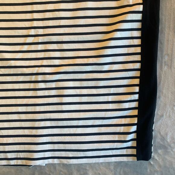 White House Black Market Striped Pencil Skirt Women's 14 Stretchy Slim (0351) - Picture 5 of 10